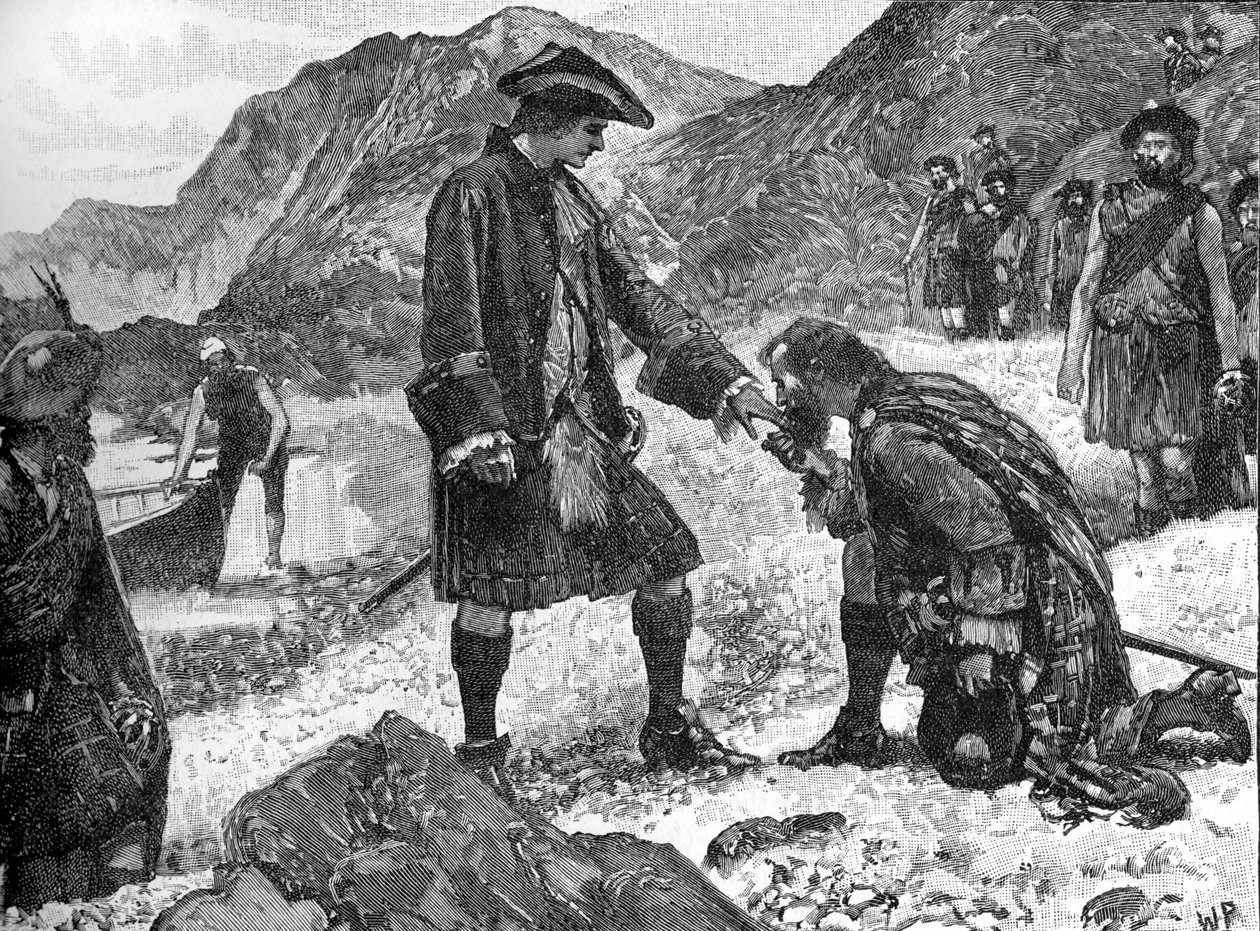 The Landing of Prince Charlie by Unbekannter Künstler