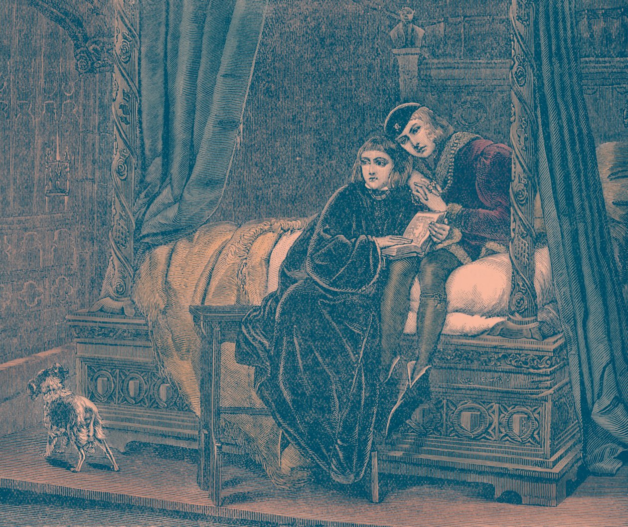 The Princes in the Tower by Unbekannter Künstler