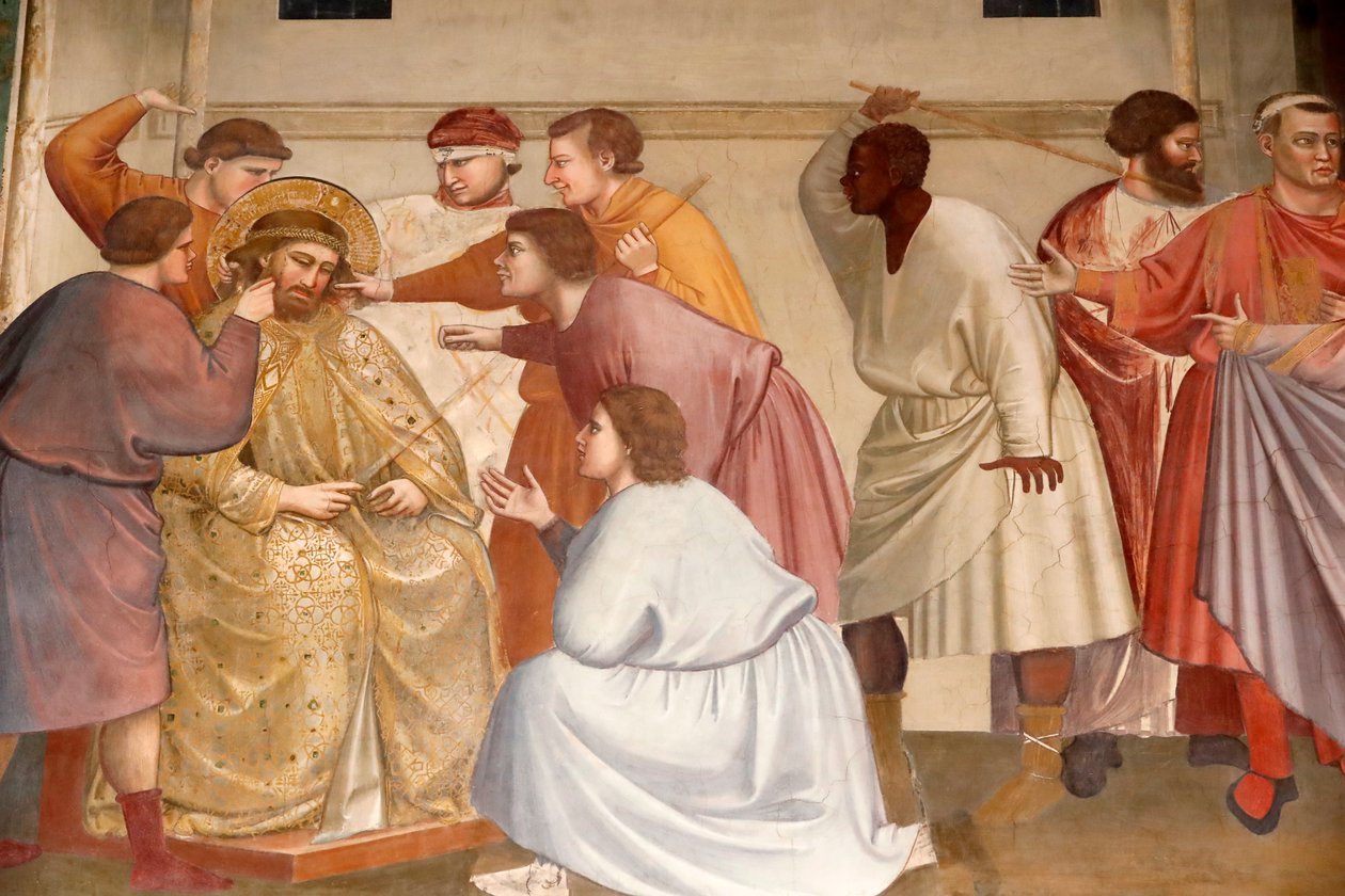 The Scrovegni Chapel. Fresco by Giotto by Unbekannter Künstler