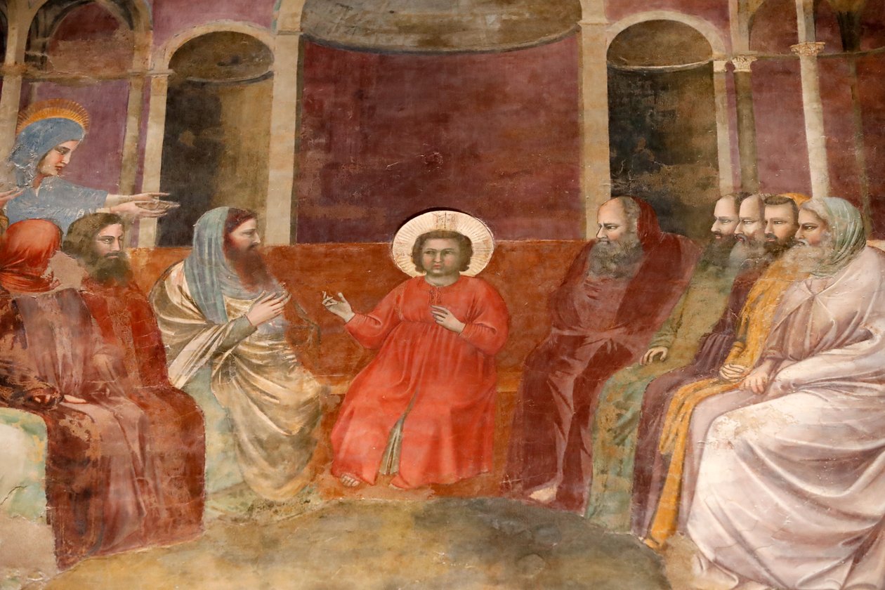 The Scrovegni Chapel. Fresco by Giotto by Unbekannter Künstler