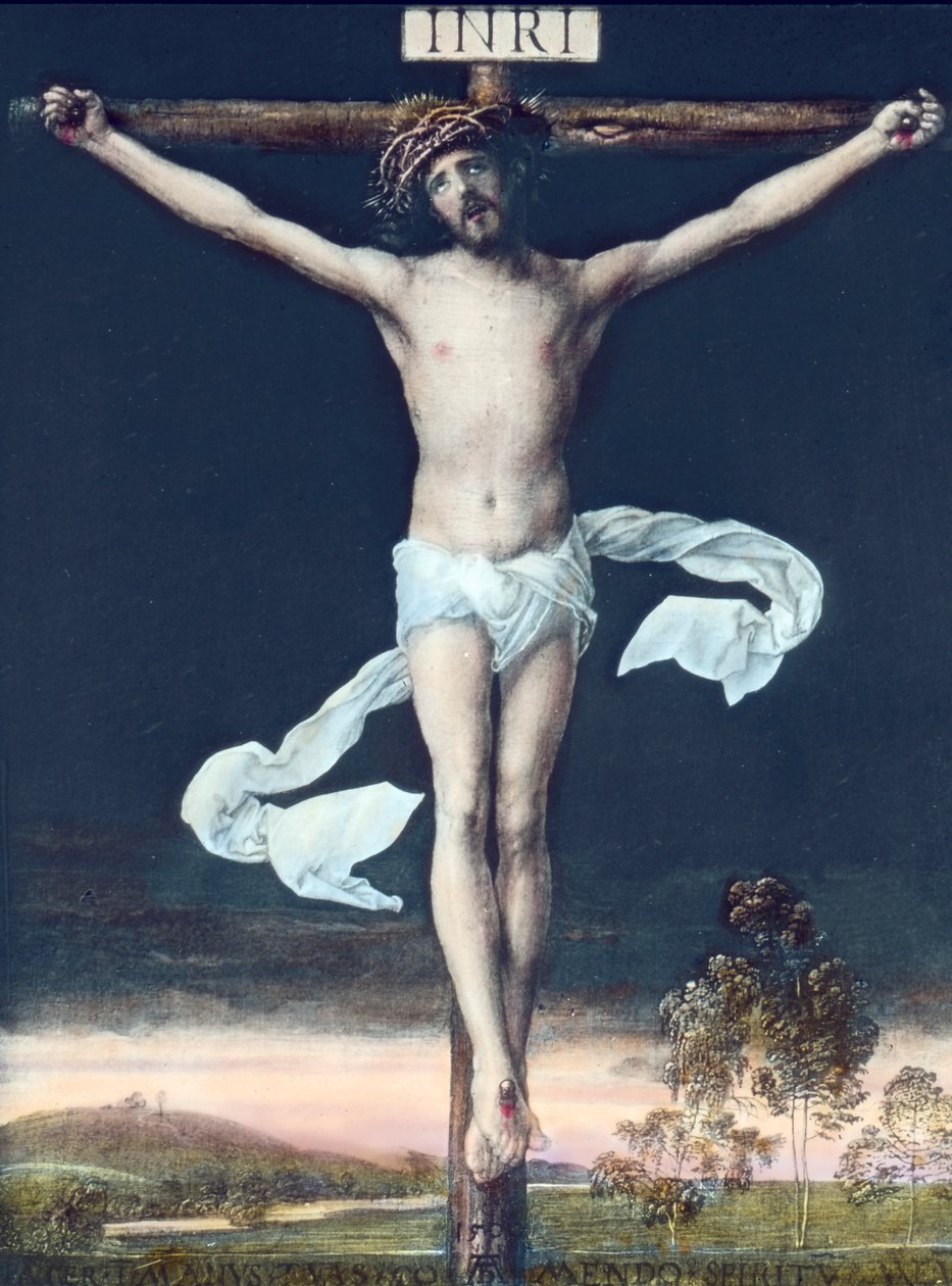 The Crucifixion of Jesus Christ by Unbekannter Künstler