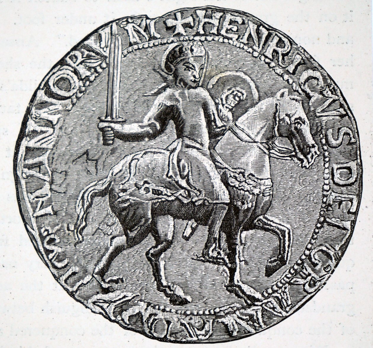 The Seal of Henry I of England by Unbekannt