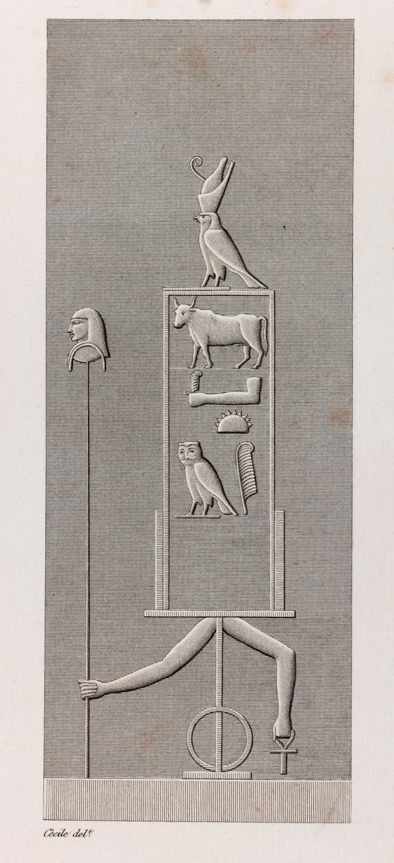 Thebes: Karnak, close up by Unbekannt