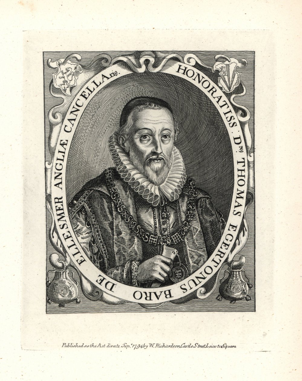 Thomas Egerton (1540-1617) by Unbekannter Künstler