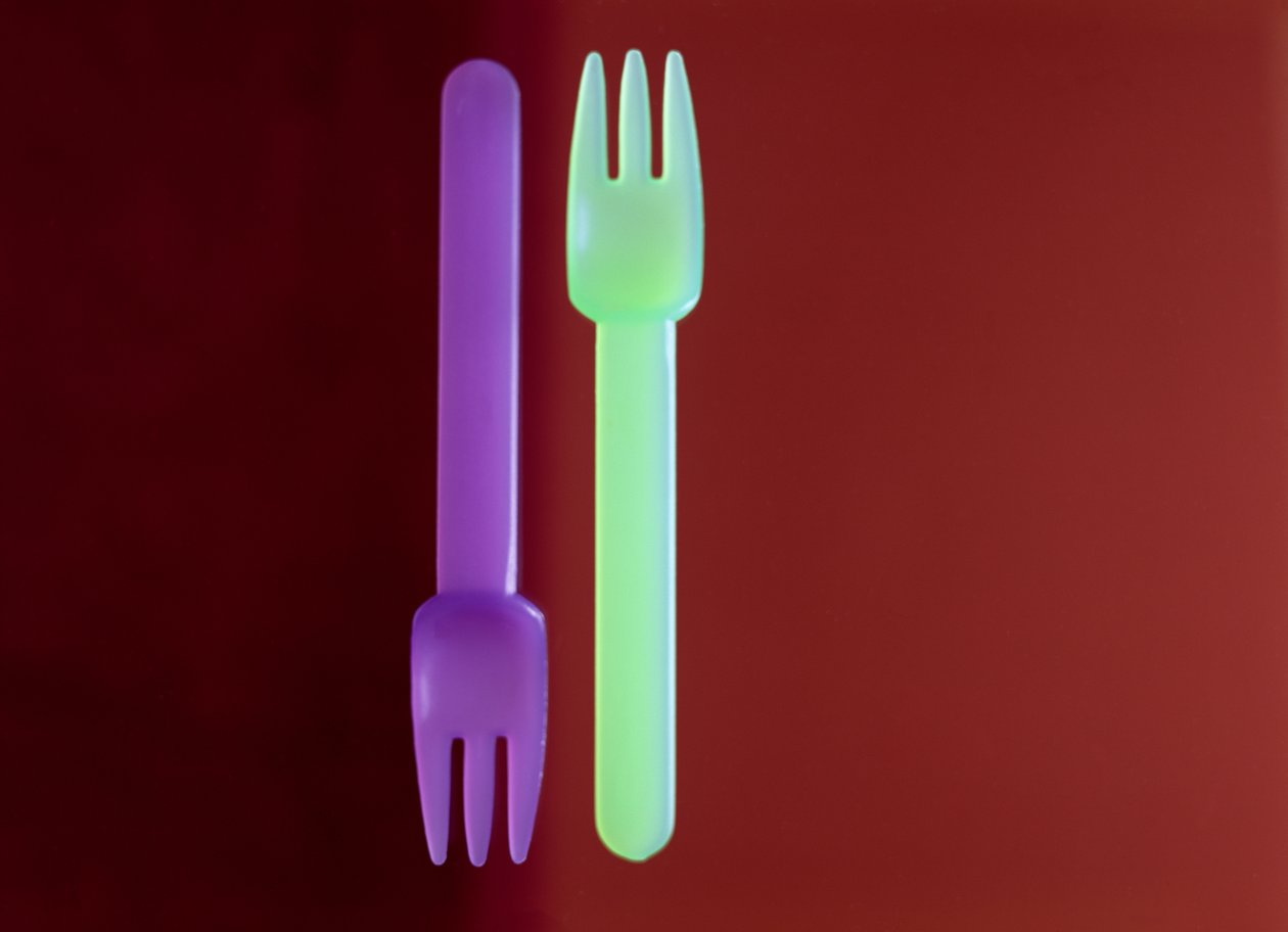 Two Forks by Unbekannter Künstler