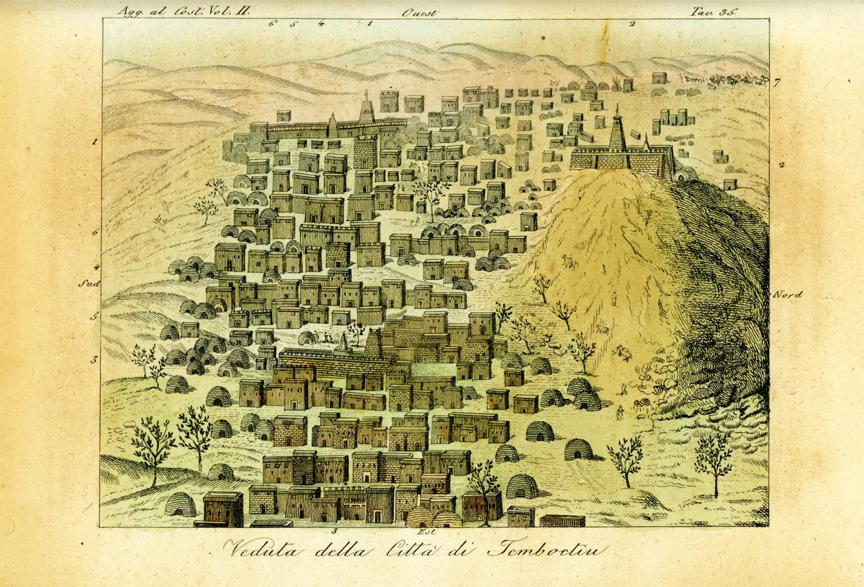 View of the city of Timbuktu, Mali by Unbekannt
