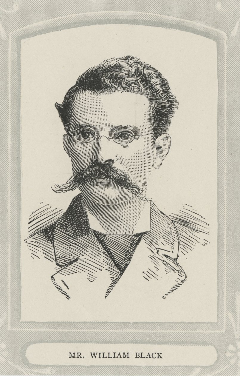 William Black (1841-1898) (lithograph) by Unbekannt
