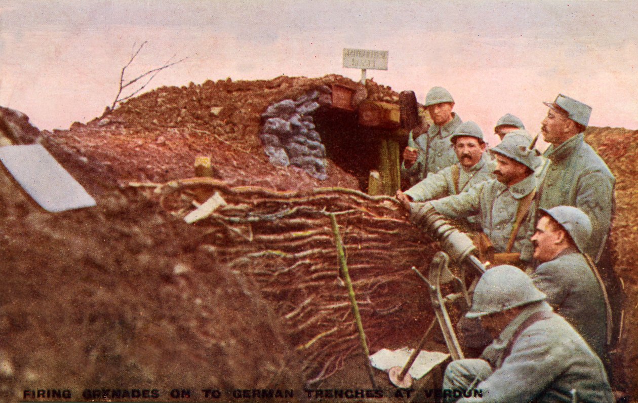 World War I: Battle of Verdun by Unbekannter Künstler