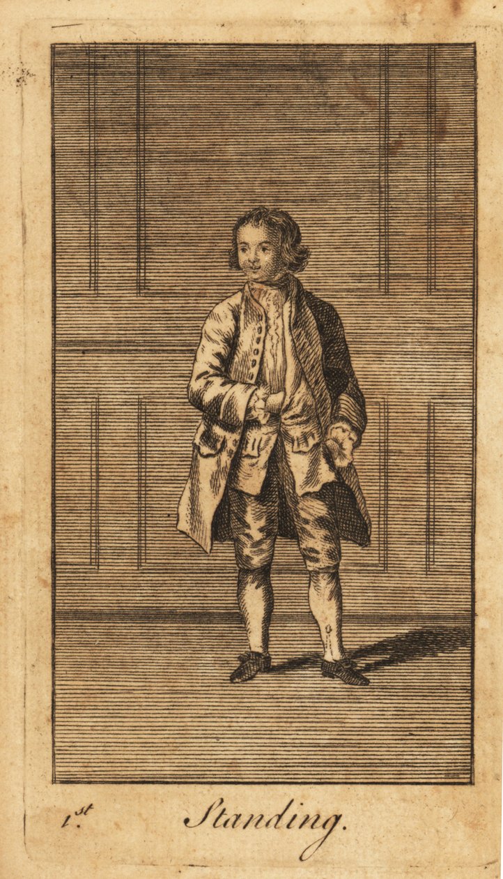 Young Gentleman Standing in a Panelled Room by Unbekannt