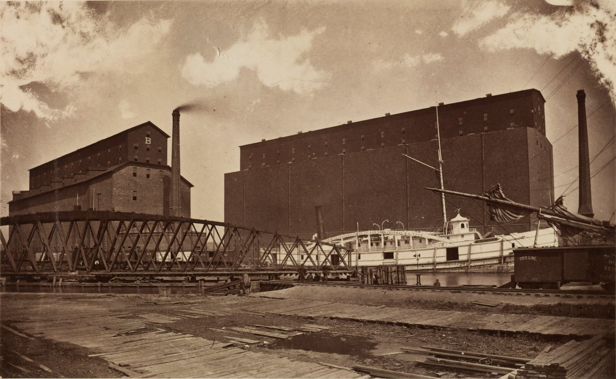 Chicago Grain Elevator by Unidentified