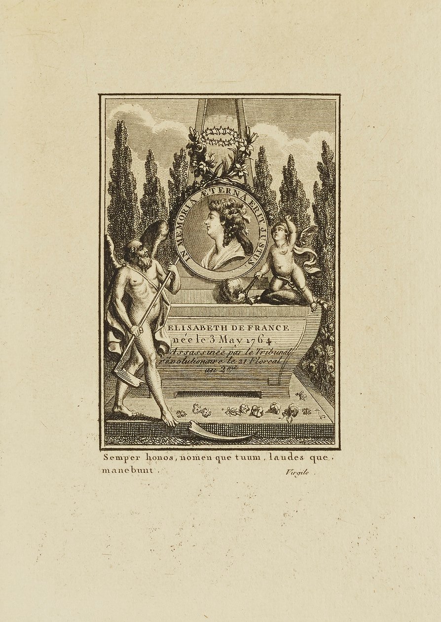 Elizabeth of France, in Memory by Unidentified