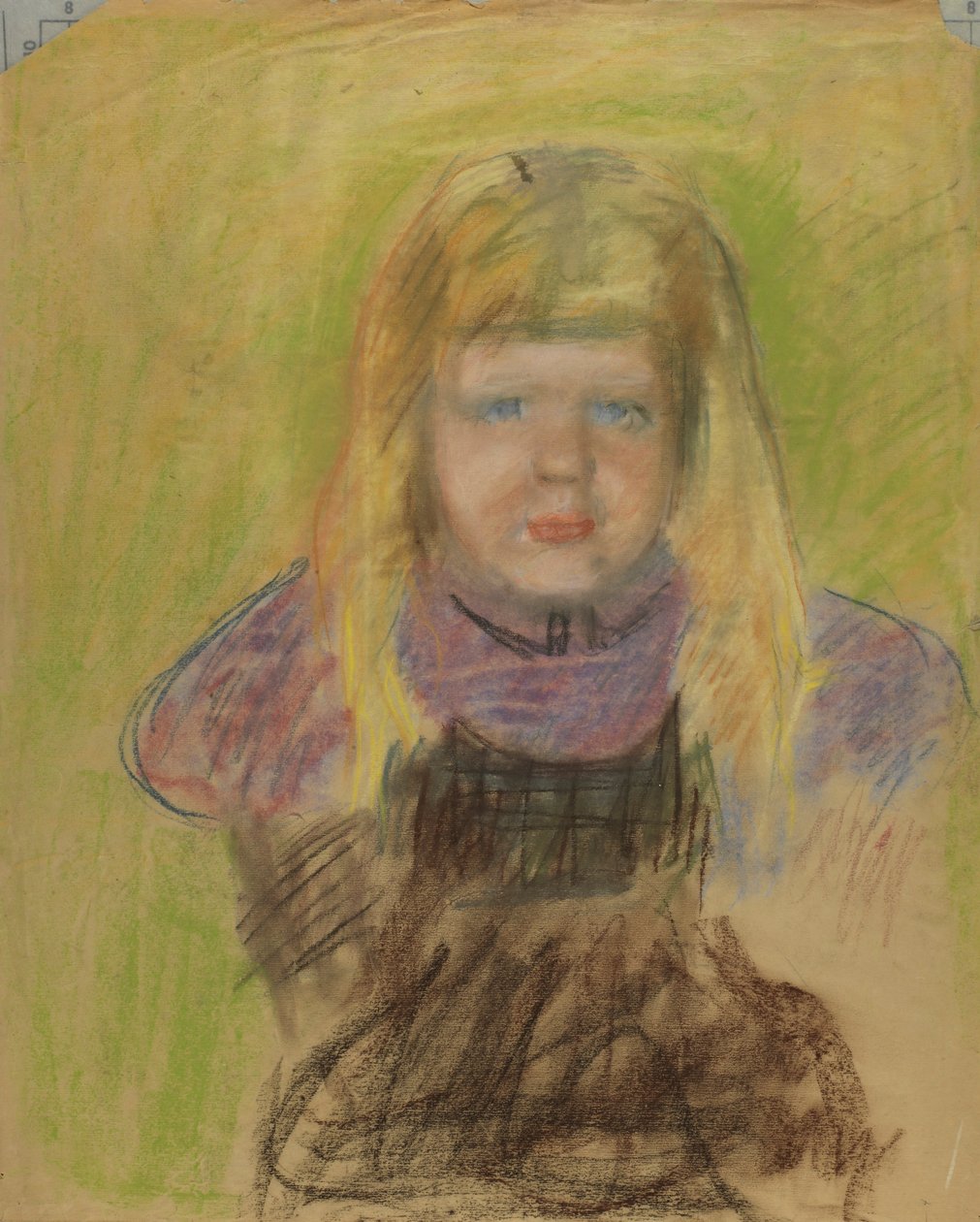 Girl with Blond Hair by Unidentified