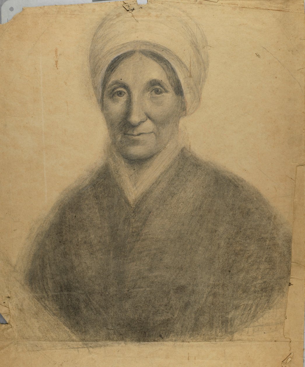 Woman Wearing Turban by Unidentified