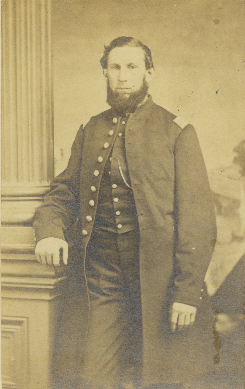 Half-length portrait of a man in uniform by Unknown