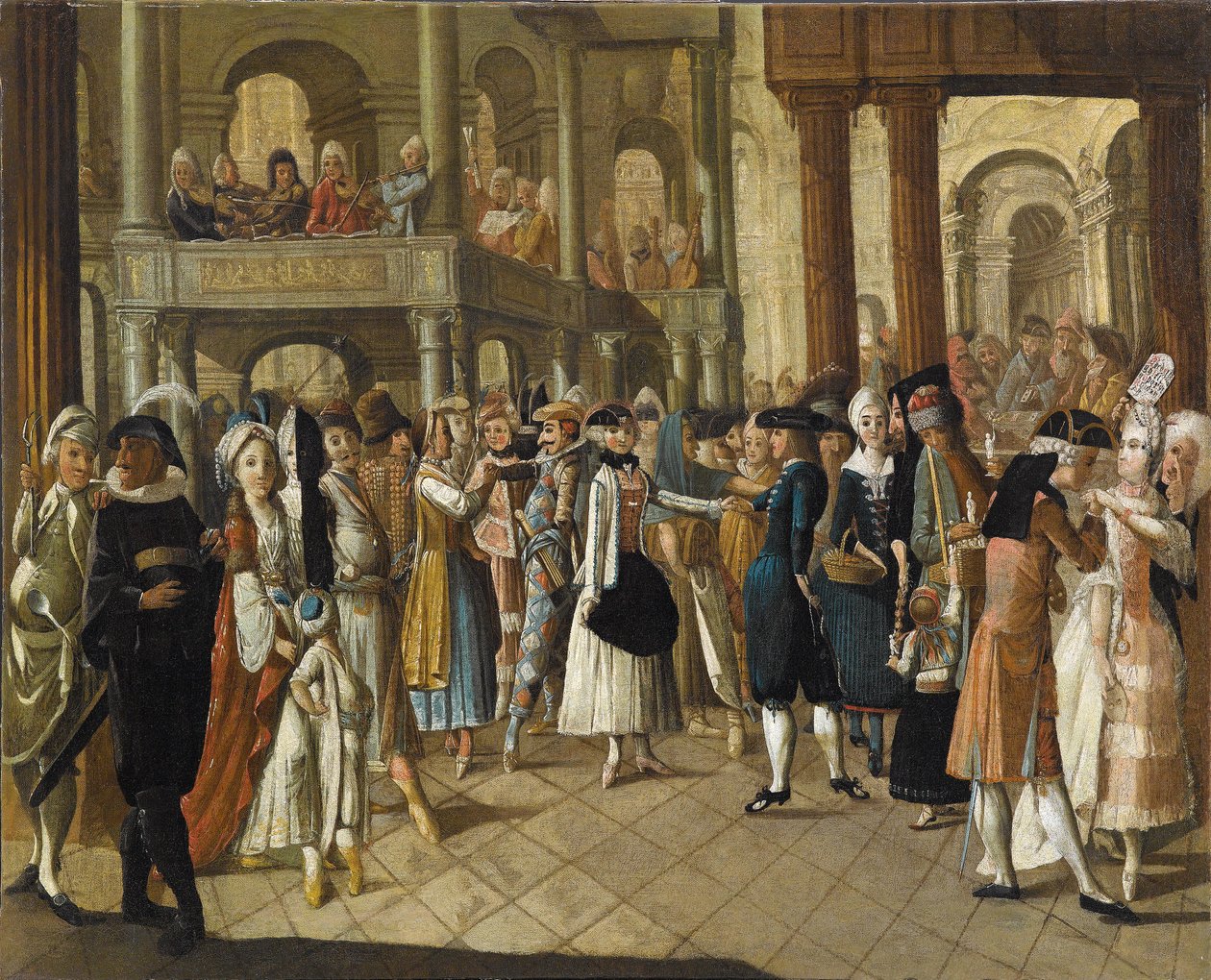 Carnival Scene by Unknown