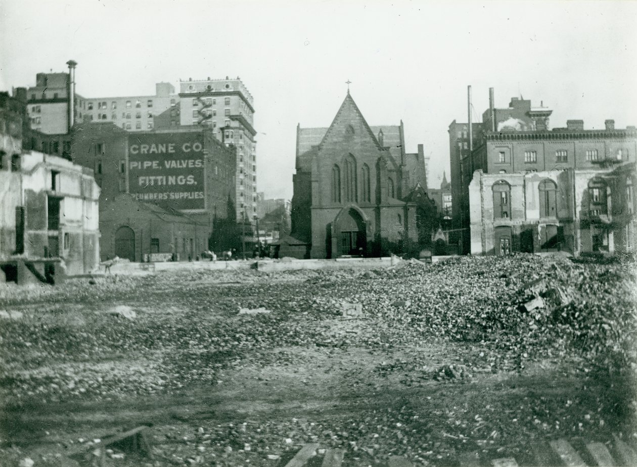 View Looking East at Thirteenth at Locust Streets by Unknown