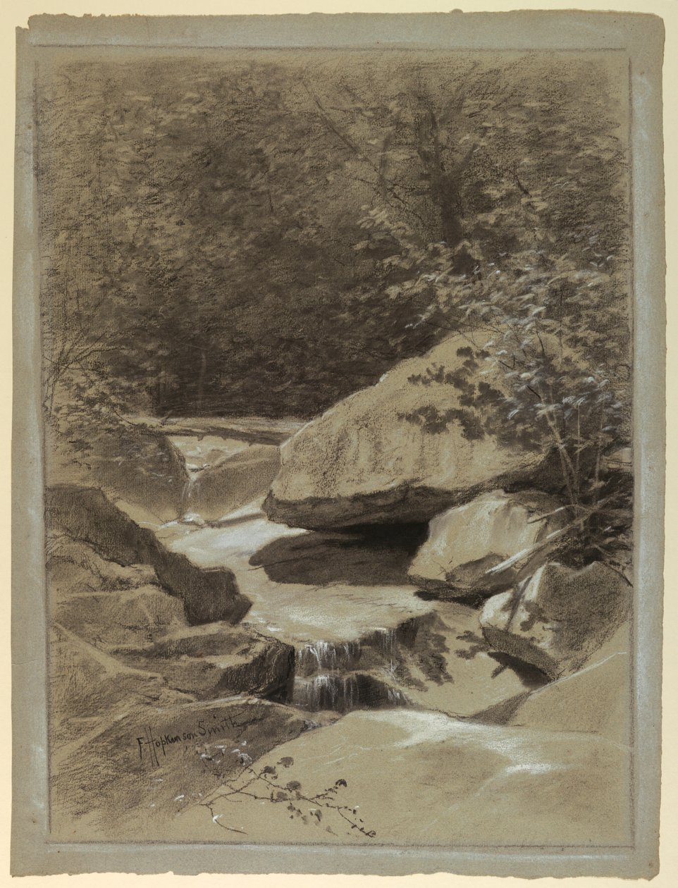 A Mountain Stream by Unknown