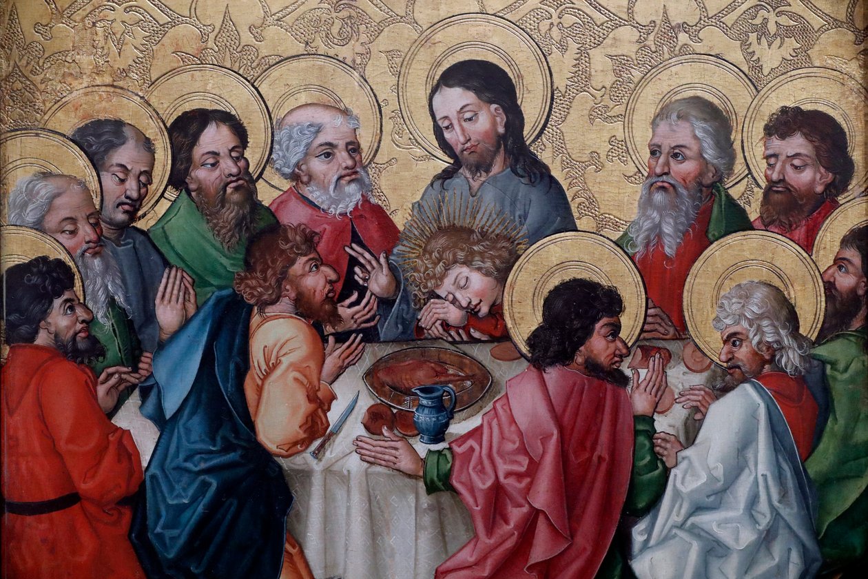 The Last Supper (detail) by Unknown