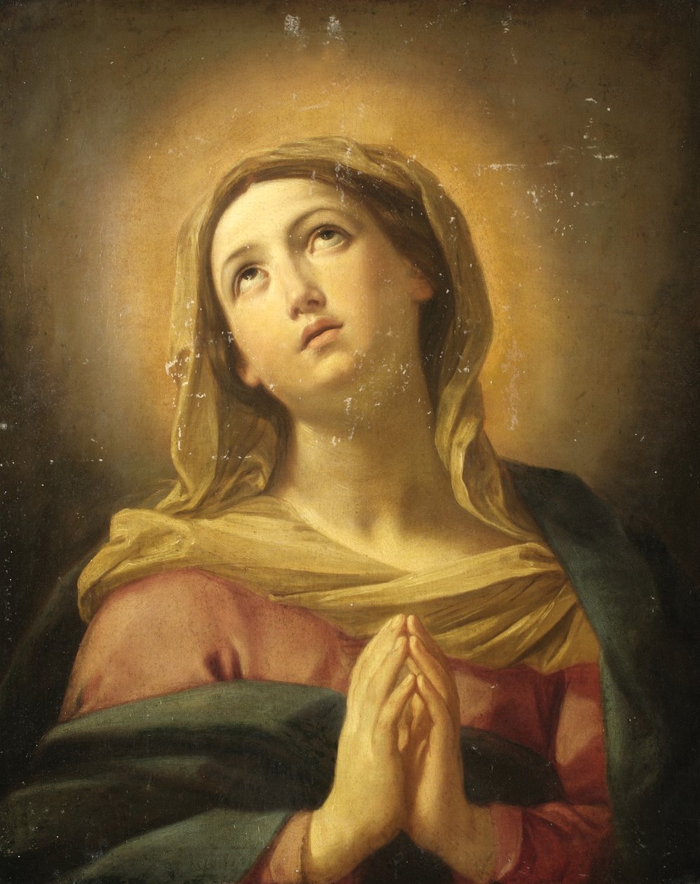 The Virgin Mary Praying by Unbekannt Unbekannt