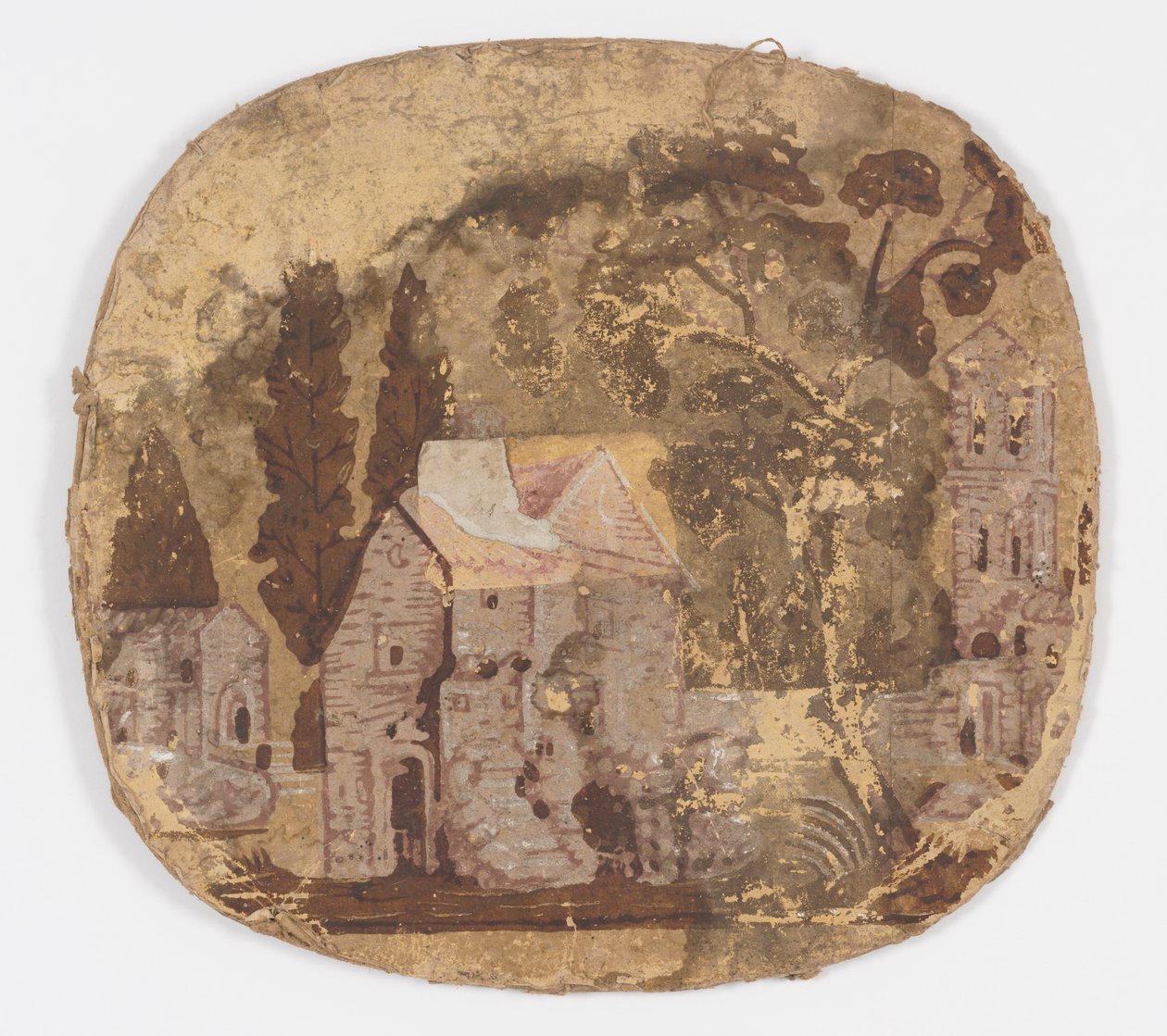 Bandbox Lid, Castles in Spain by Unknown