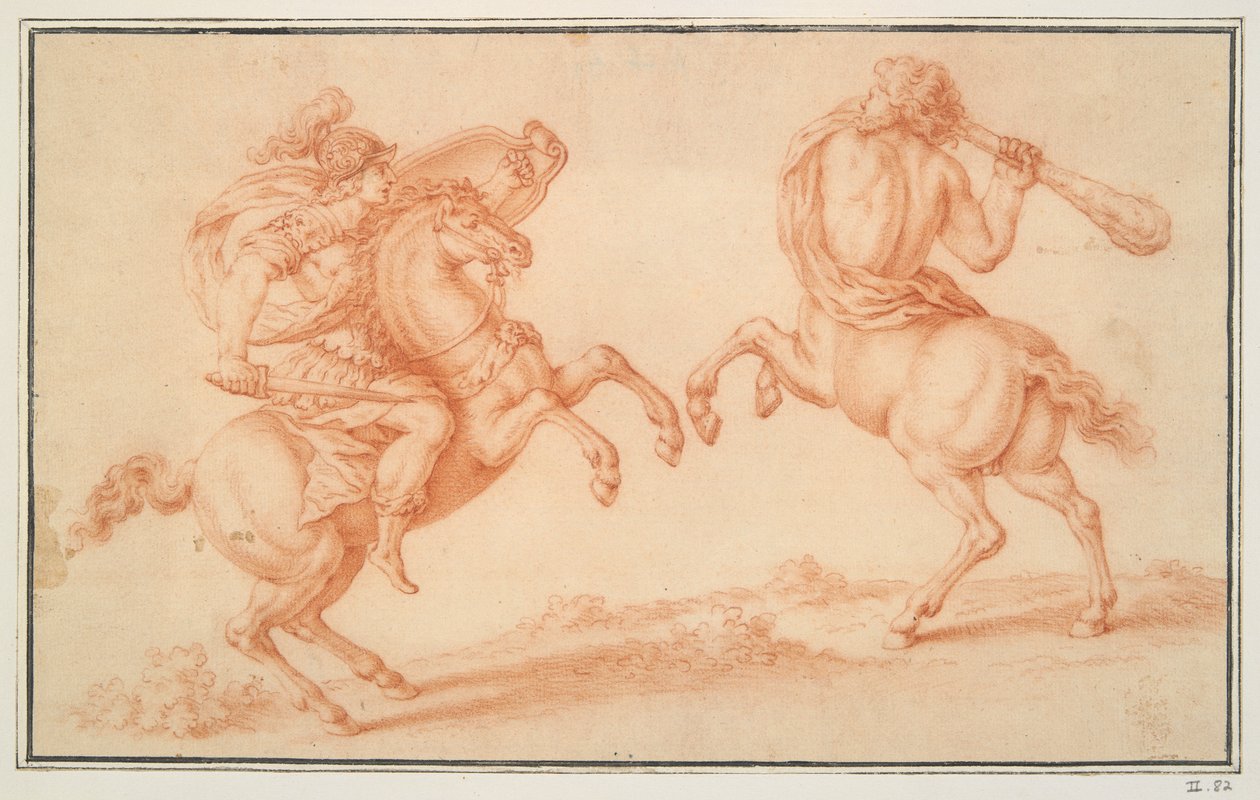 Centaur and Amazon by Unknown