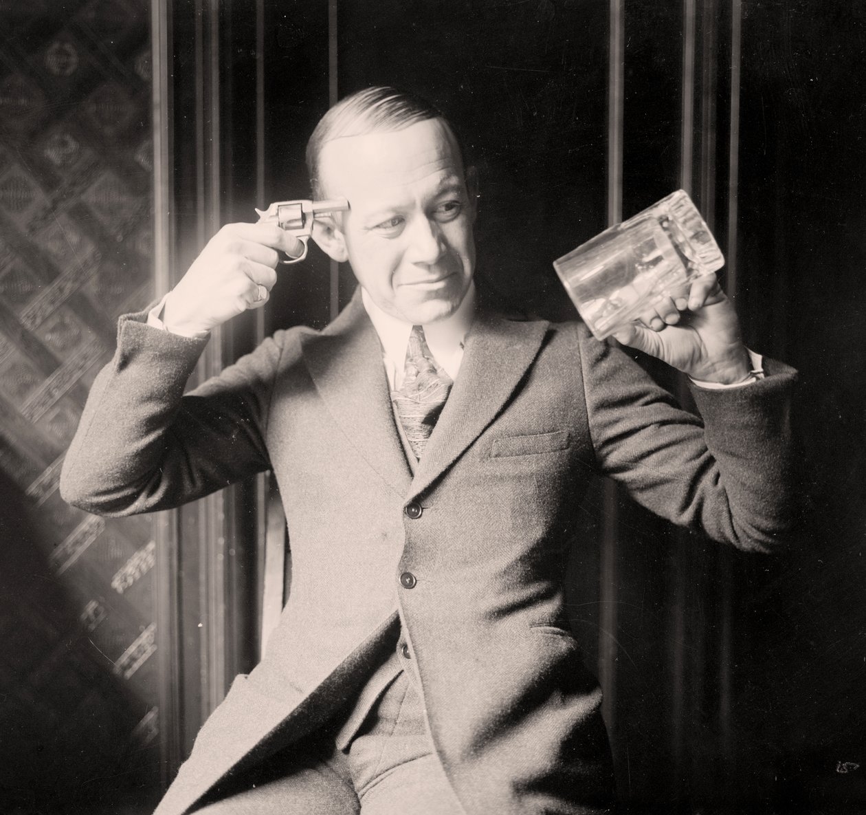 Ernie Hare Miming His Displeasure Over Prohibition by Unknown