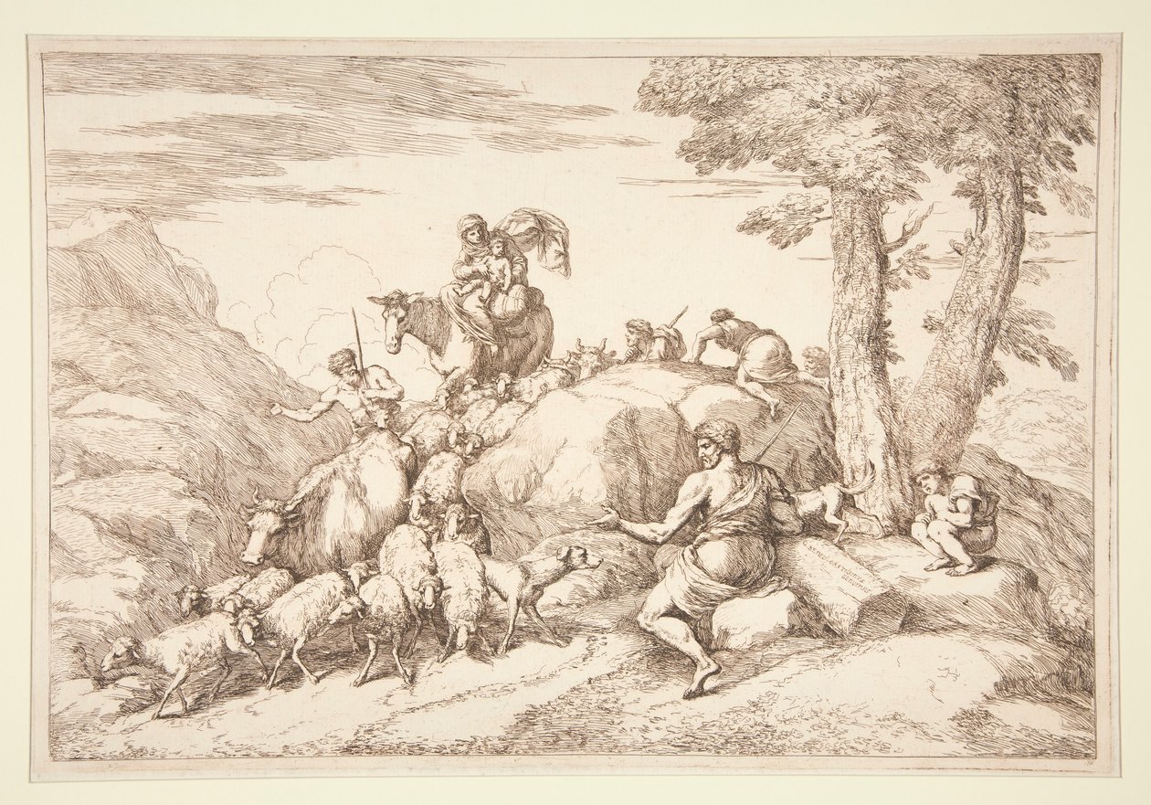 Flight into Egypt by Unknown