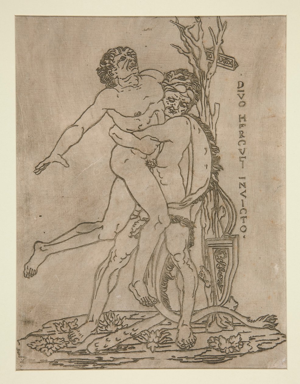 Hercules & Antaeus by Unknown