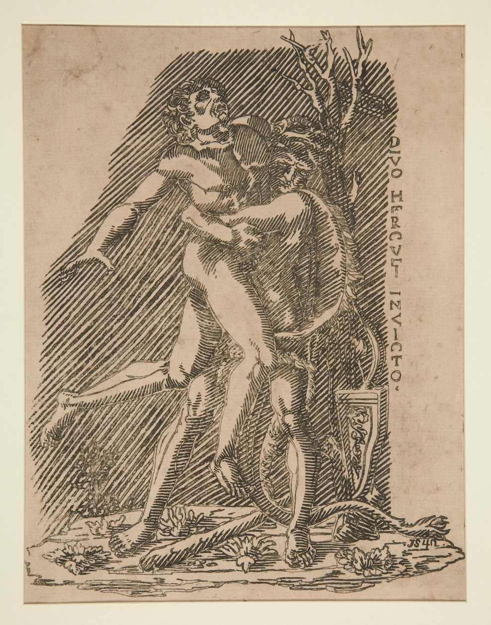 Hercules and Antaeus by Unknown
