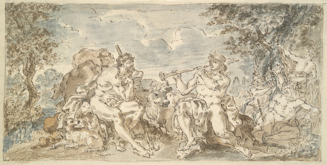 Mercury and Argos by Unknown