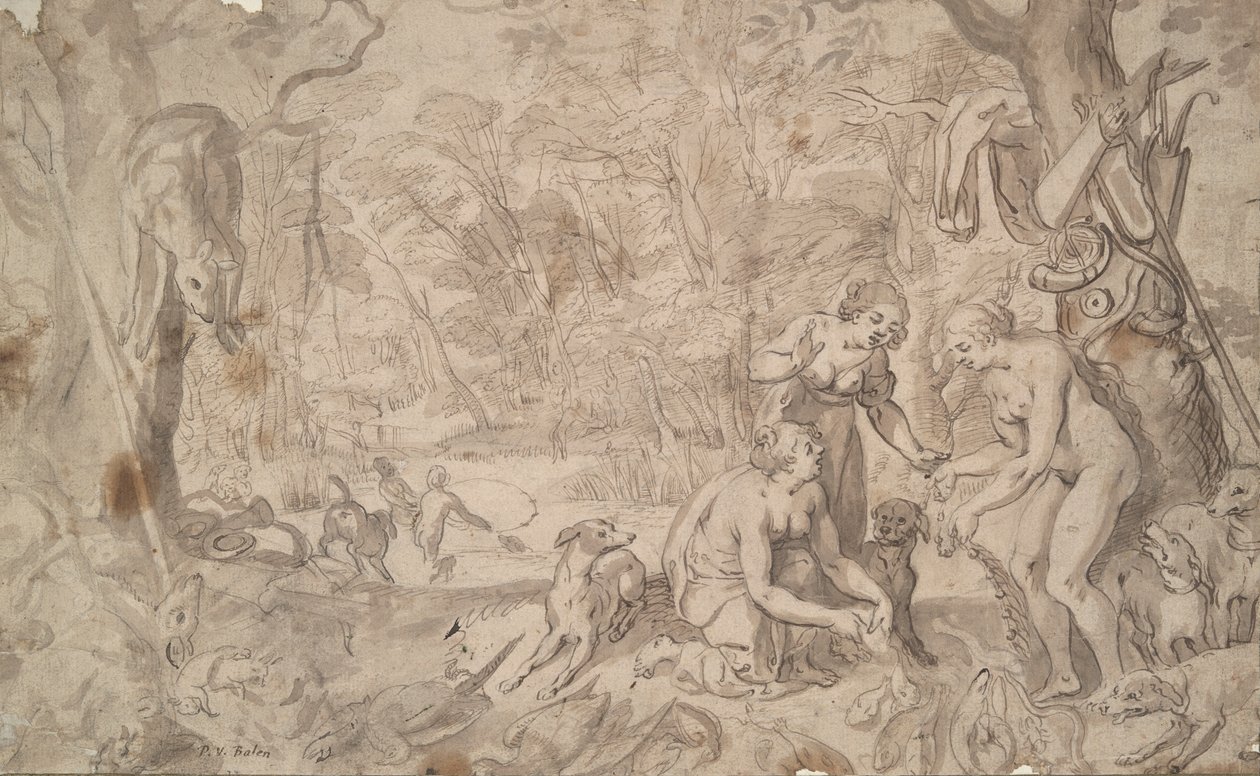 Nymphs in the Wood by Unknown