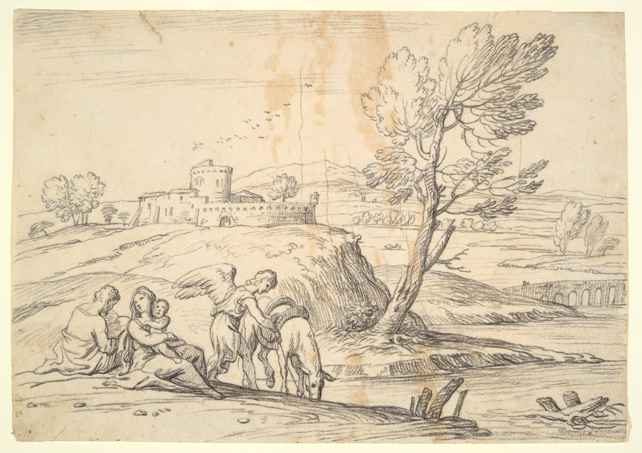 Rest on the Flight into Egypt by Unknown