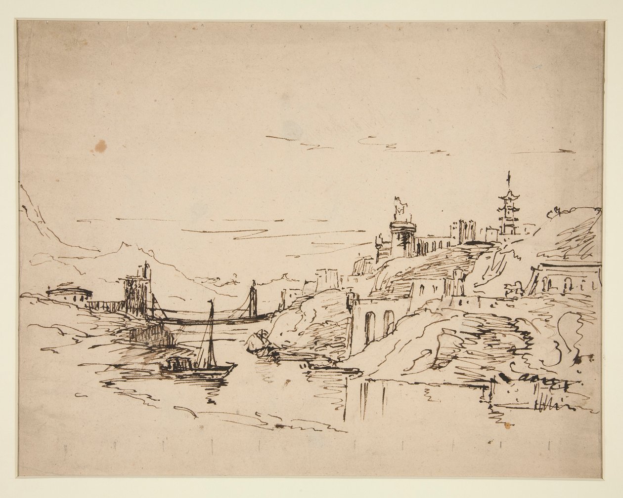 River Landscape by Unknown