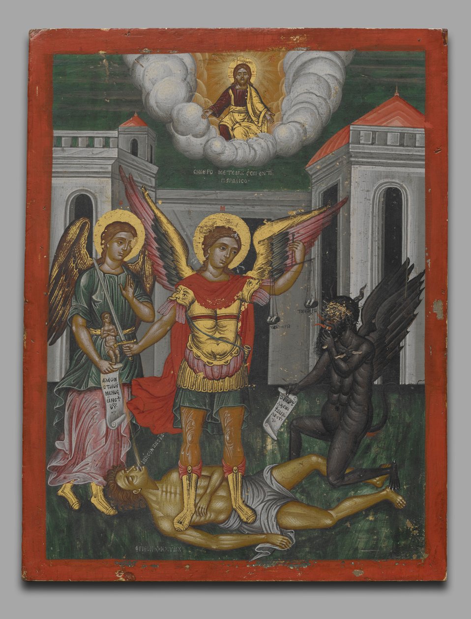 Saint Michael Weighing a Soul by Unknown