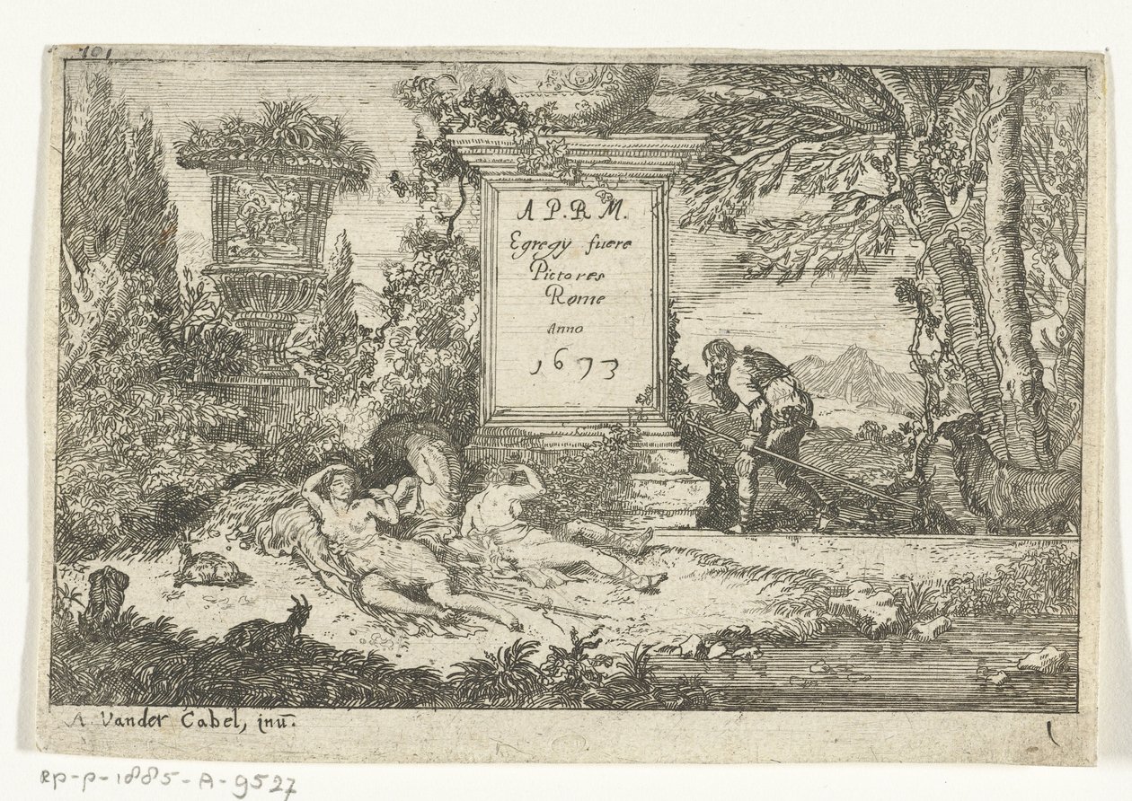 Sleeping Shepherdesses by Unknown
