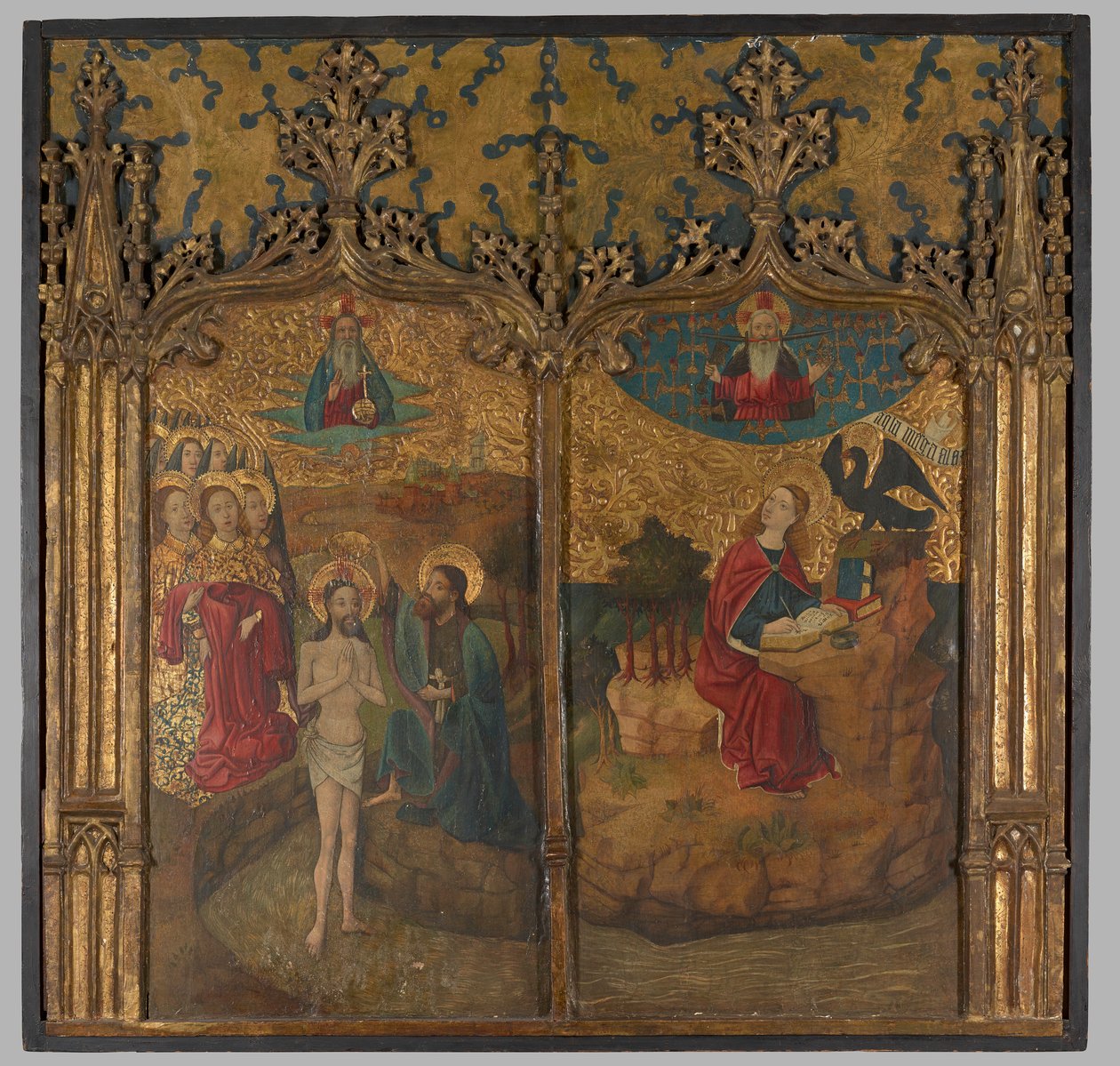 The Baptism of Christ and Saint John by Unknown