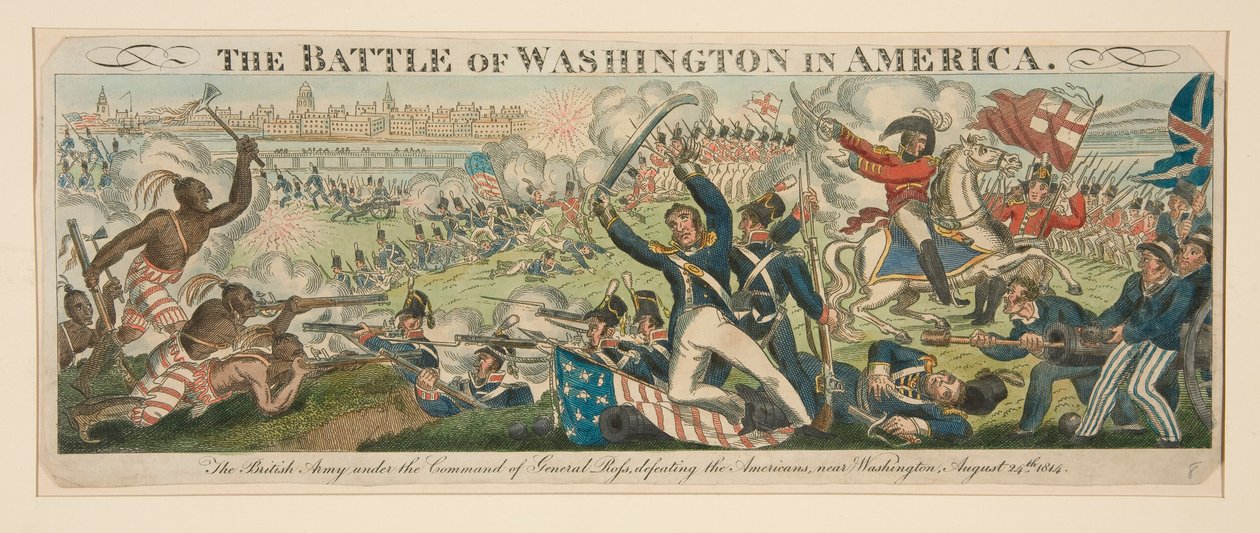 The Battle of Washington in America by Unknown