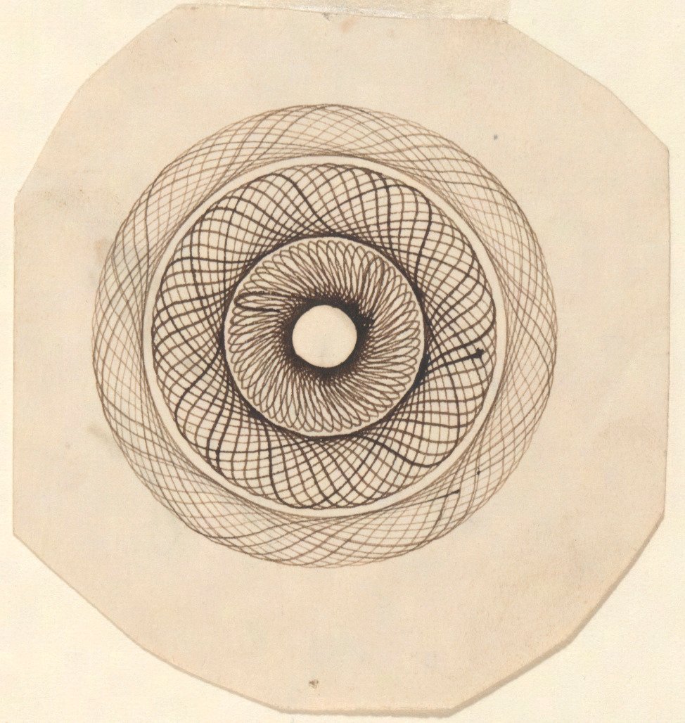Untitled (Circular Decorative Motif) by Unknown