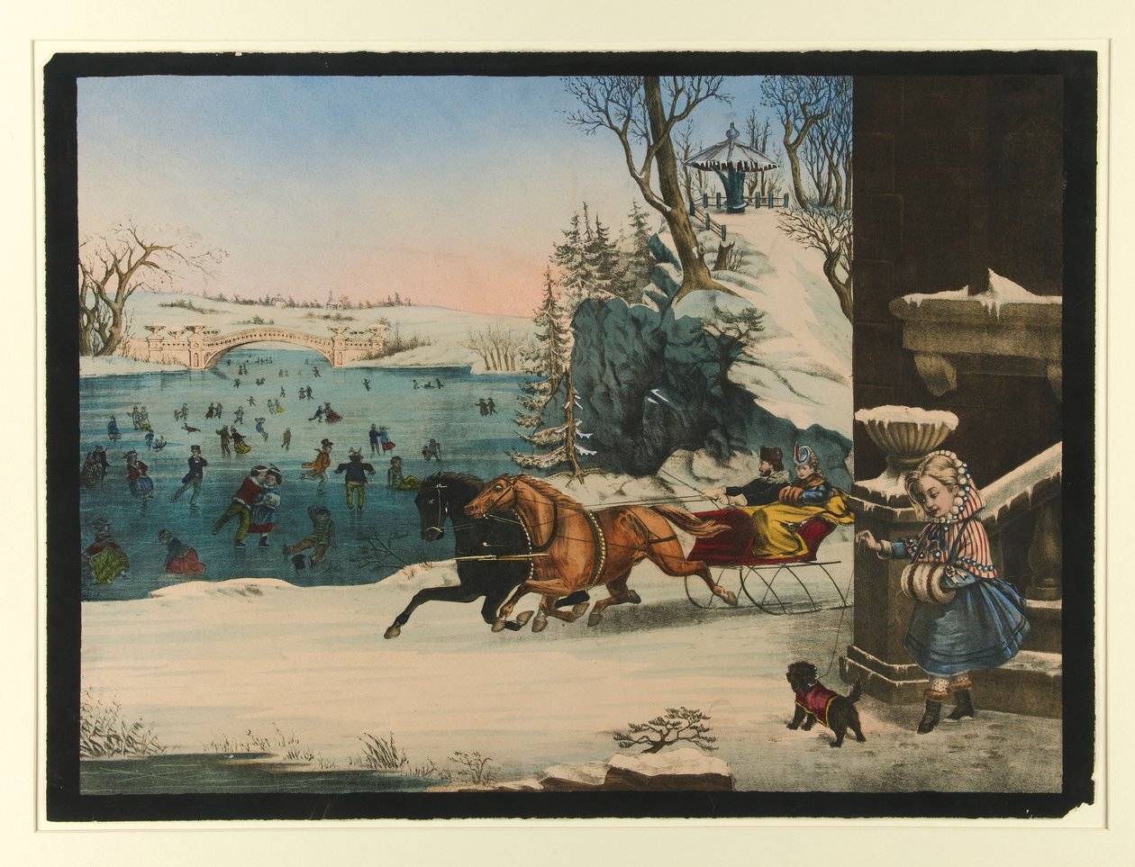 Untitled (Winter Scene) by Unknown