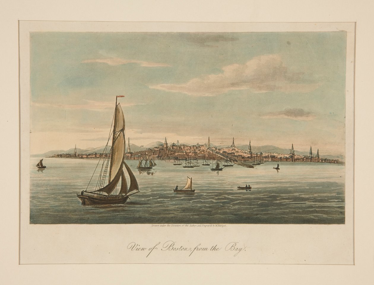 View of Boston from the Bay by Unknown