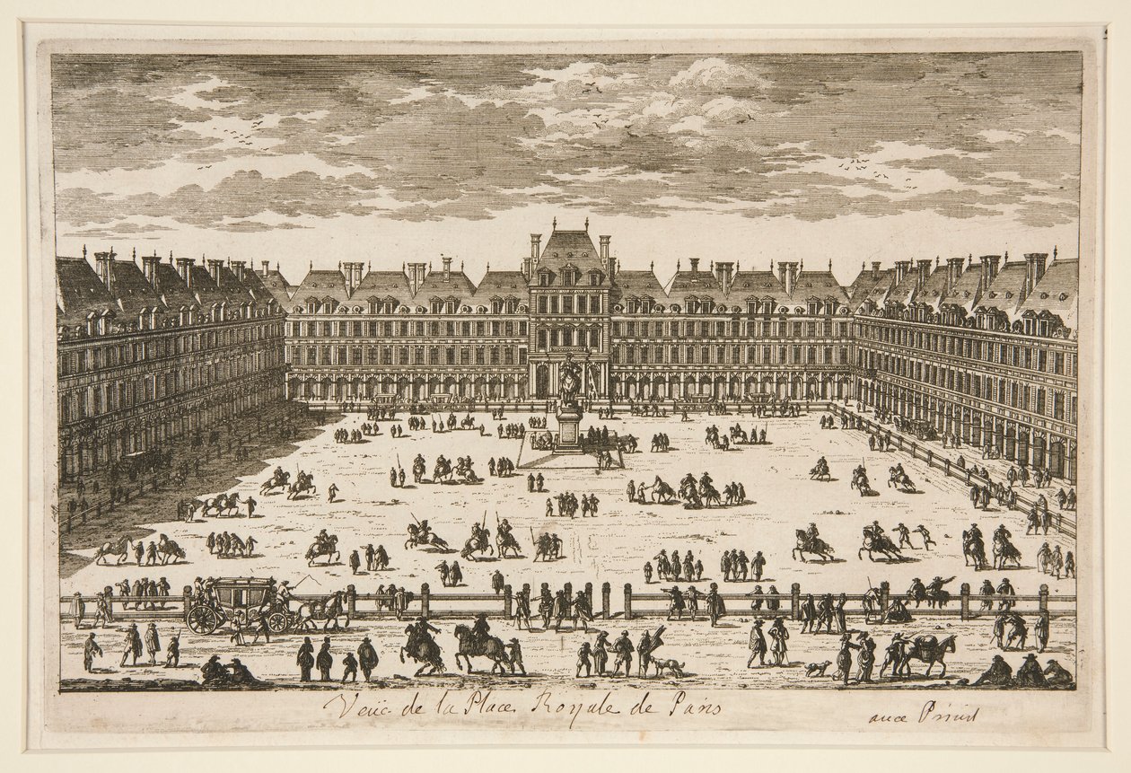 View of Place Royale de Paris by Unknown