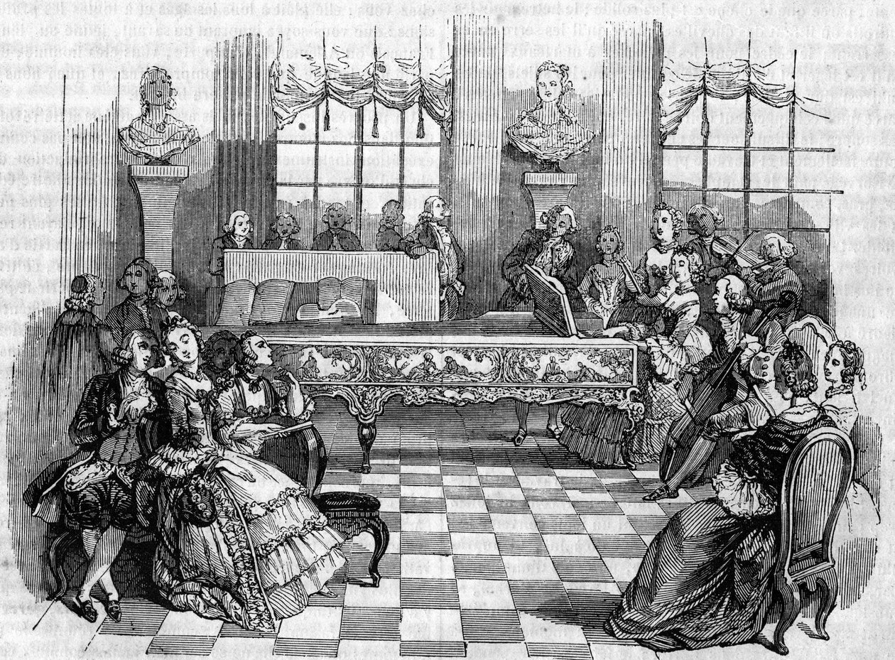 A Concert in the 18th Century by Unknown artist