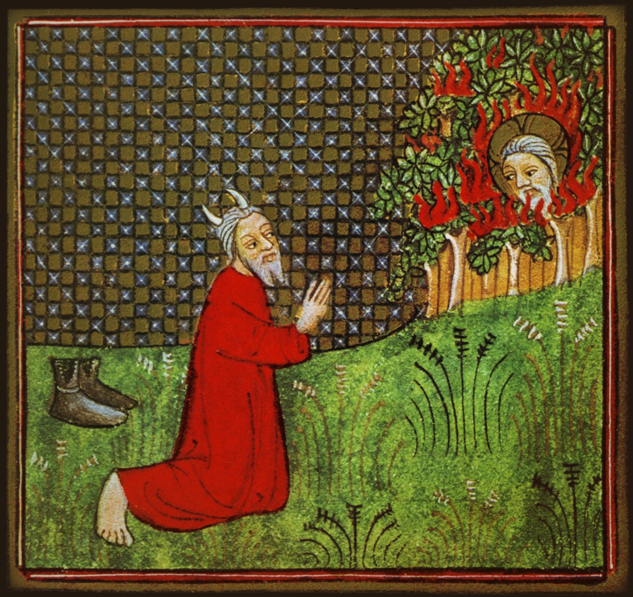 Apparition from the Burning Bush by Unknown artist
