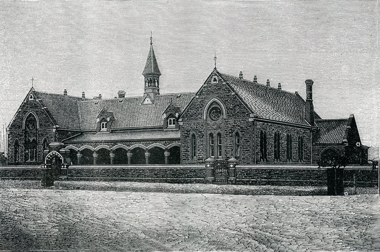 Australia: An Adelaide Public School, c.1885 (Engraving) by Unknown artist