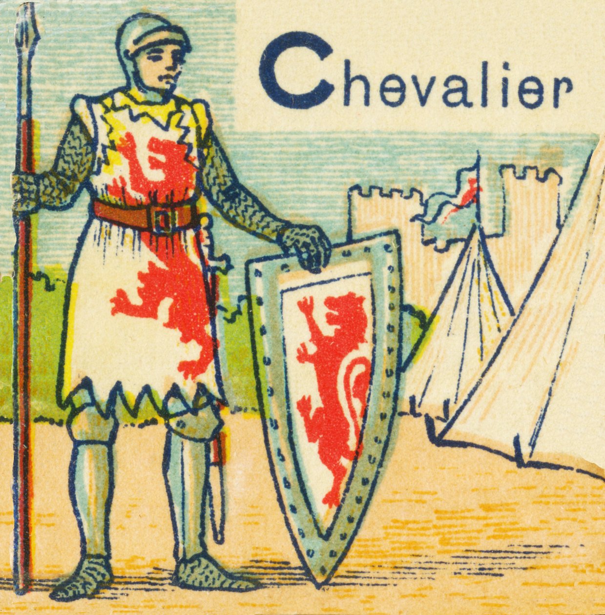 C as a Knight by Unknown artist