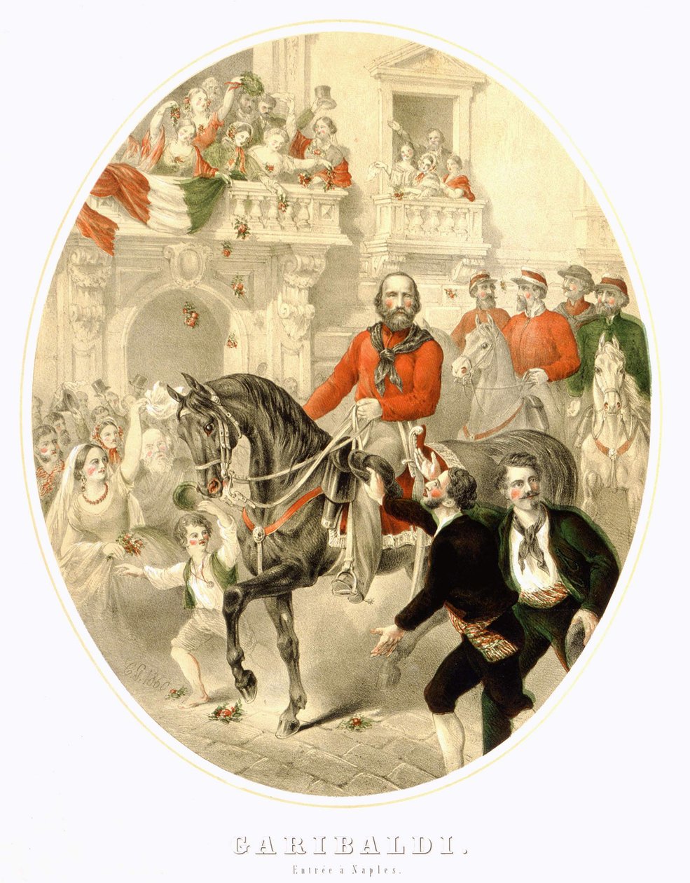 Garibaldi: The Entry to Naples in 1860 by Unknown artist