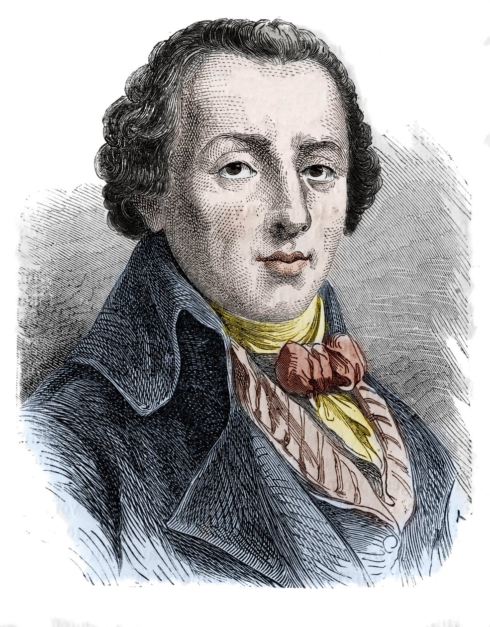 Jean-Antoine (Jean Antoine) Roucher (1745-1794), French poet by Unknown artist