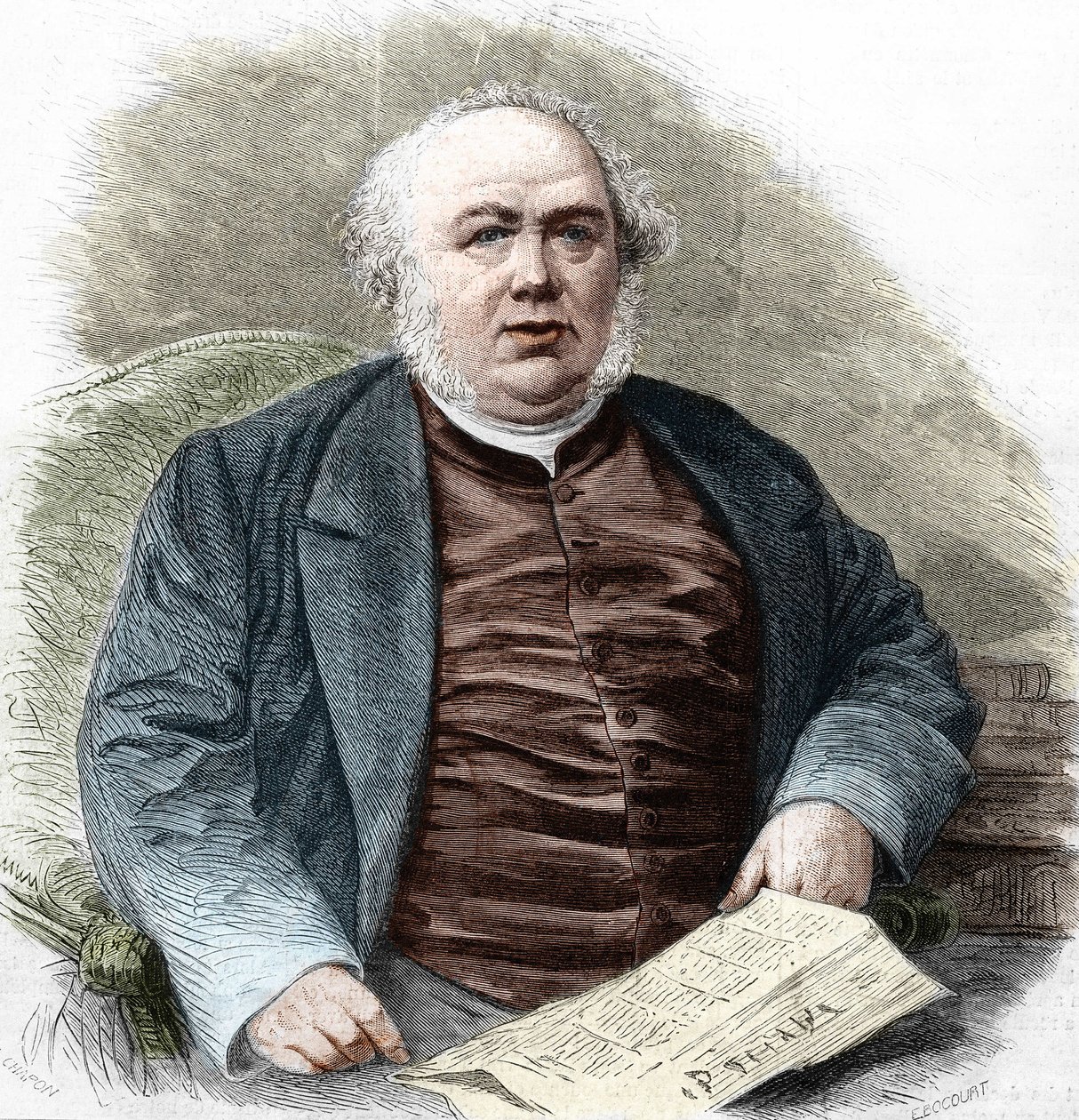 Portrait of Jules Janin, French Writer (1804-1874) by Unknown artist