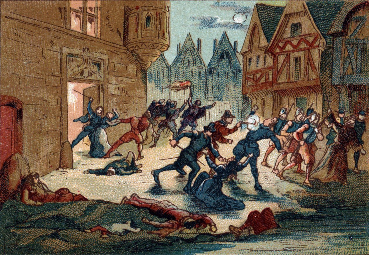 Massacre of Saint Bartholomew, 24 August 1572 by Unknown artist