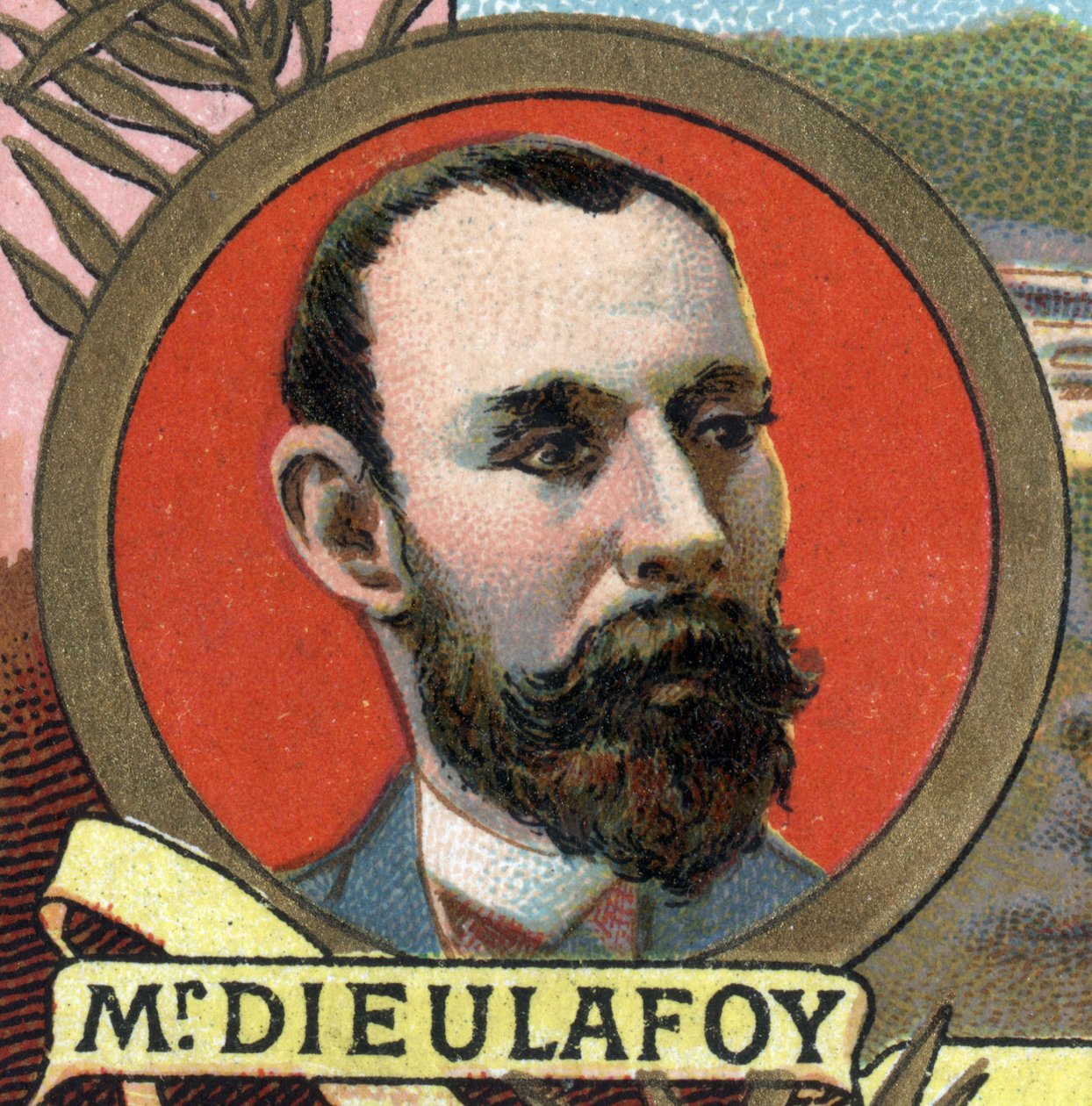 Portrait of Marcel Auguste Dieulafoy by Unknown artist